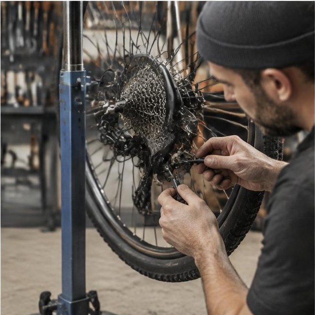 Réparation de vélo : préparer une visite utile à l’atelier — illustration du blog Artisans Réunis