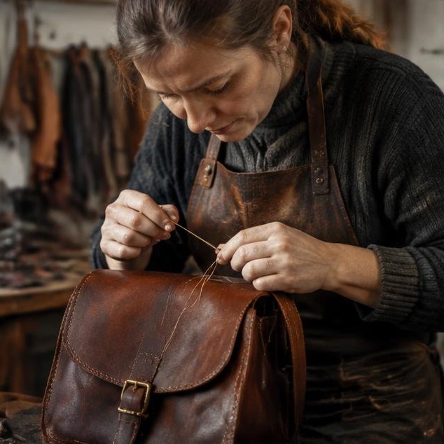 Sac en cuir artisanal : les détails d’un achat qui peut durer — illustration du blog Artisans Réunis