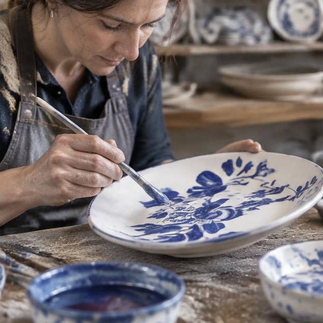 Émaux en céramique : pourquoi la couleur se choisit sur une pièce réelle — illustration du blog Artisans Réunis