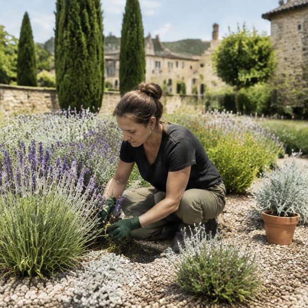 Jardin sobre en arrosage : préparer le projet avec un paysagiste — illustration du blog Artisans Réunis