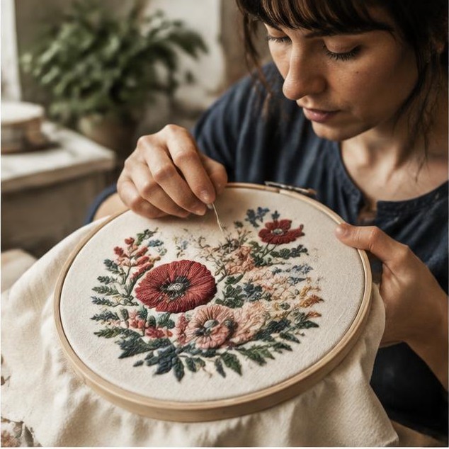 Broderie personnalisée : préparer un motif qui convient au textile — illustration du blog Artisans Réunis
