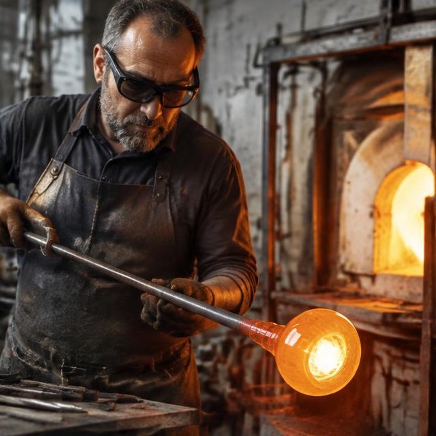 Verre soufflé : comprendre une pièce artisanale avant de la commander — illustration du blog Artisans Réunis